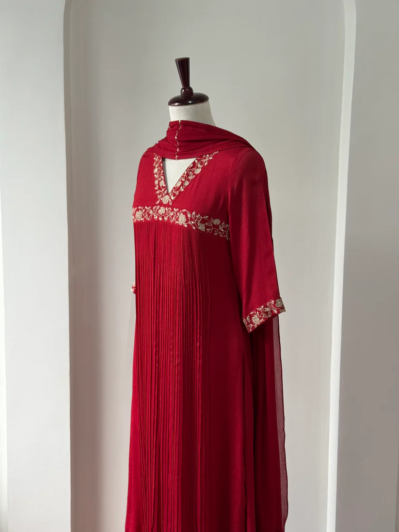 Tinsel - Crepe Georgette Kurta Set